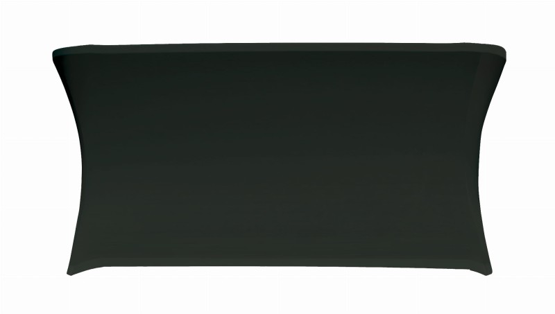 Pokrowiec na stół prostokątny dł. 182,9 cm czarny