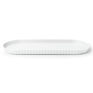 BLIM PLUS MINERVA Półmisek owalny 51x20,5 cm biała krystaliczny biały