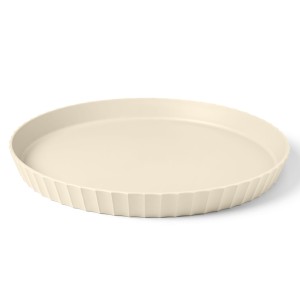 BLIM PLUS ATENA taca okrągła śr. 30 cm kremowa cukier trzcinowy