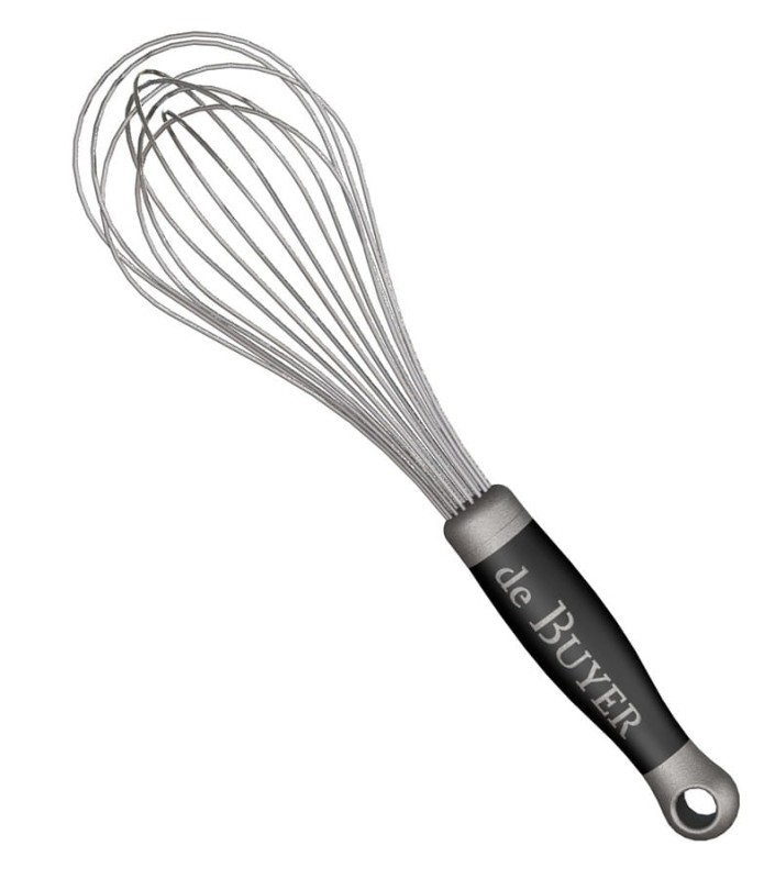 DE BUYER Rózga stalowa 22 cm Trzepaczka FRANCUSKA