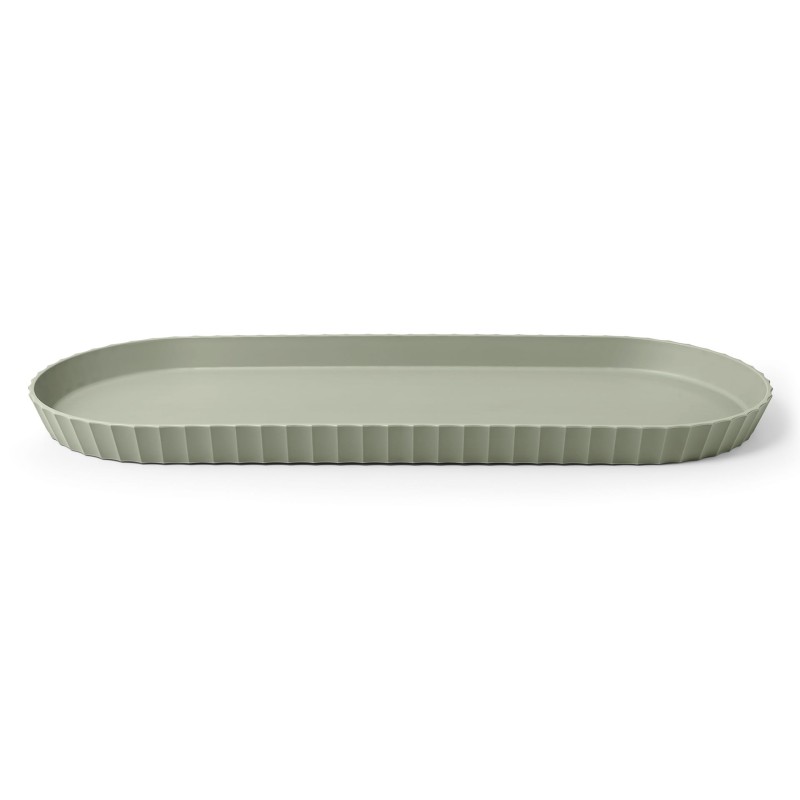 MINERVA Taca owalna 51x20,5 cm zielona
