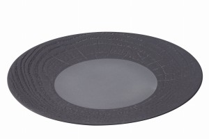 Revol Arborescence talerz plaski 28 cm czarny Liquorice
