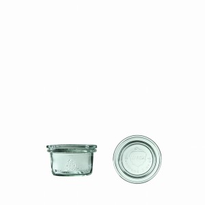 Weck Słoik Mini-Sturz 50 ml z pokrywą - op. 12 szt