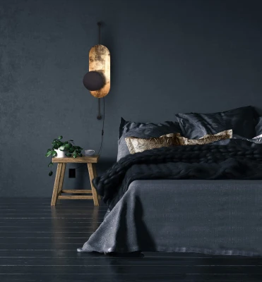 Lampa ścienna Kinkiet wł. WHEEL LUX 1x20W G9 Złoty Nowodvorski