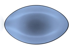 Revol EQUINOXE Talerz owalny 35x22,3 cm, niebieski Cirrus Blue