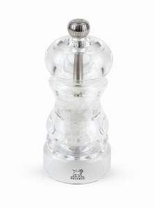 Peugeot Młynek do soli Nancy, 12cm, arkyl, tradycyjny przezroczysty