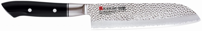 Nóż Santoku kuty VG10 HM dł. 18 cm  młotkowany