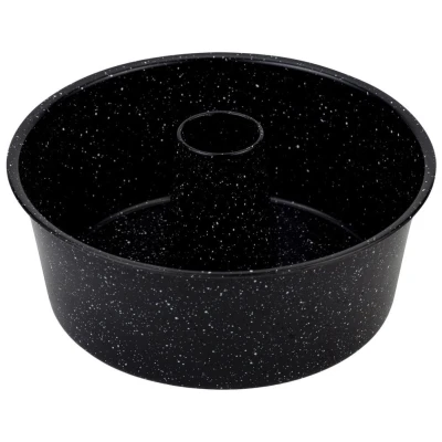 Forma Foremka do Babki Ciasta Granitowa  z Kominem Nature 25 cm Kominowa