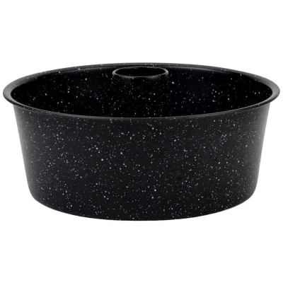Forma Foremka do Babki Ciasta Granitowa  z Kominem Nature 25 cm Kominowa