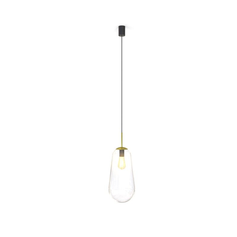 Lampa wisząca PEAR L 40W IP20 E27 Transparent Nowodvorski