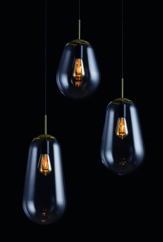 Lampa wisząca PEAR L 40W IP20 E27 Transparent Nowodvorski
