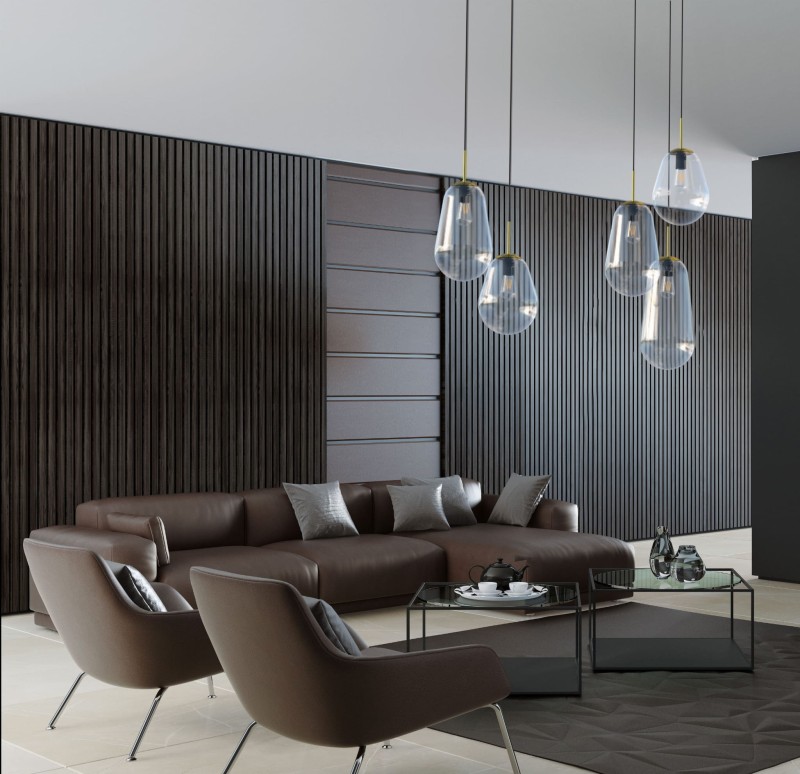 Lampa wisząca PEAR L 40W IP20 E27 Transparent Nowodvorski