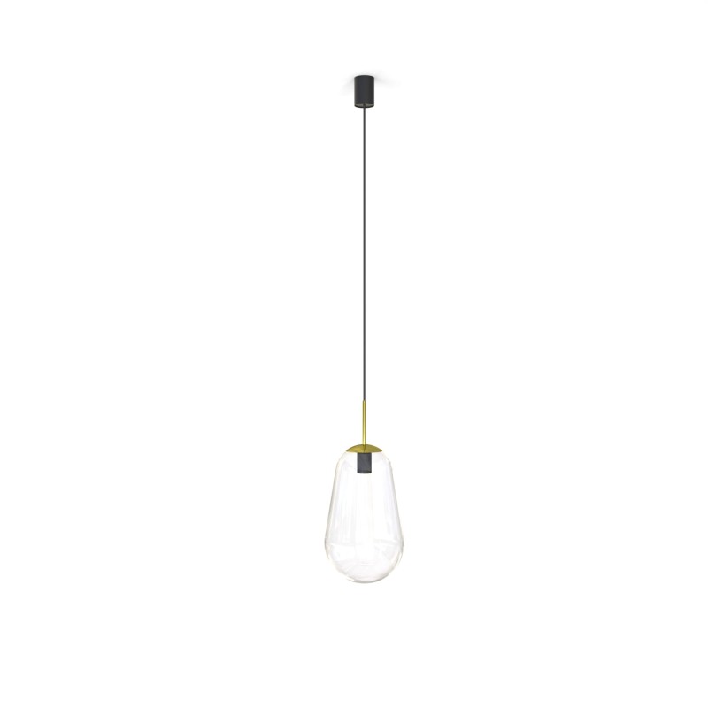 Lampa wisząca PEAR M 40W IP20 E27 Transparent Nowodvorski