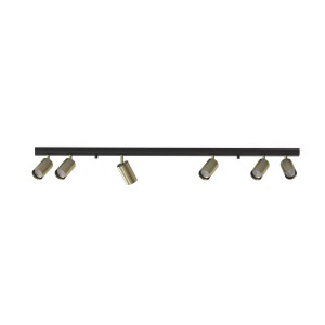 Lampa sufitowa 6x10W only LED Czarna NOWODVORSKI