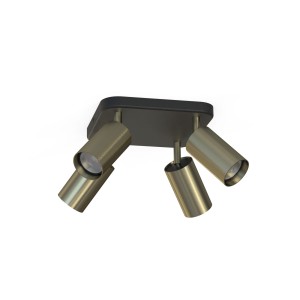 Lampa sufitowa 4x10W only LED Czarna NOWODVORSKI