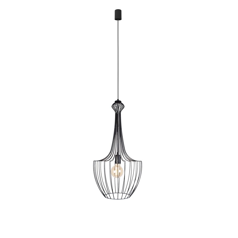 Lampa wisząca LUKSOR S 1x60W IP20 E27 Czarny Nowodvorski