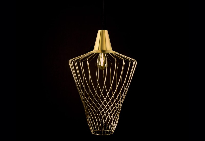 Lampa wisząca WAVE L 1x60W IP20 E27 Mosiądz Nowodvorski
