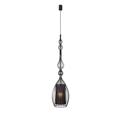 Lampa wisząca ABI L 1x40W IP20 E27 Czarny Nowodvorski
