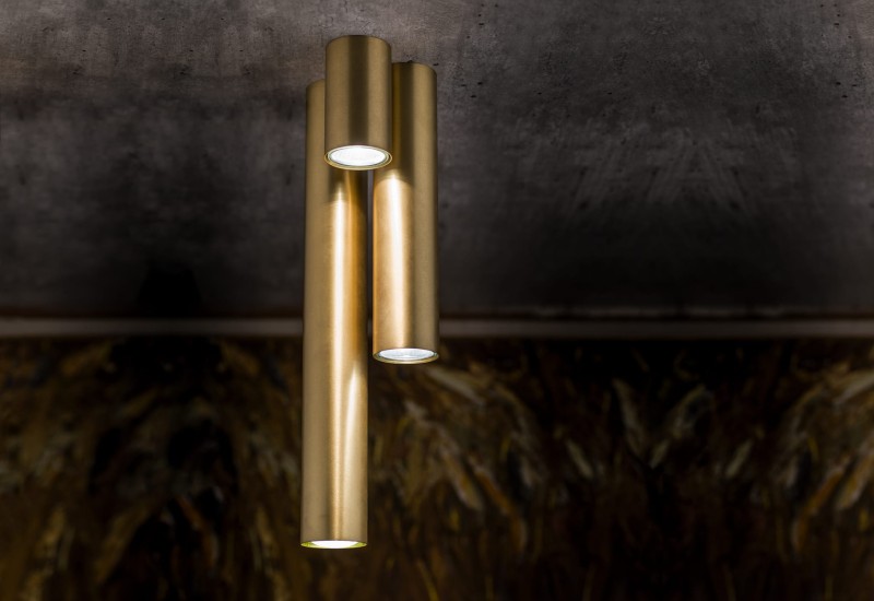 Lampa wisząca EYE L 3x10W LED IP20 GU10 Mosiądz Nowodvorski