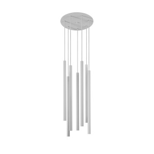 Lampa sufitowa Wisząca 7x10W only LED Biała NOWODVORSKI