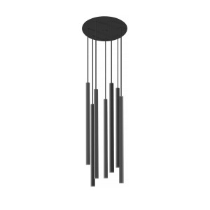 Lampa sufitowa Wisząca 7x10W only LED Czarna NOWODVORSKI