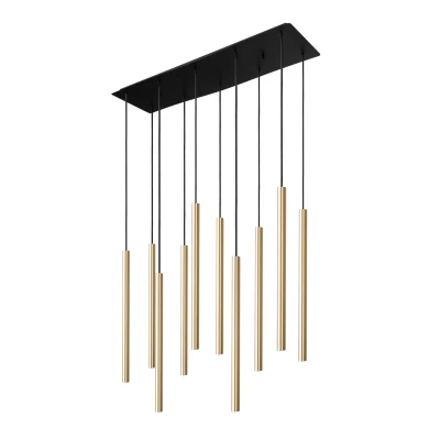 Lampa wisząca LASER 490 10x10W LED IP20 G9 Mosiądz Nowodvorski