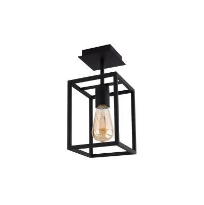 Lampa przysufitowa CRATE 1x60W IP20 E27 Czarny Nowodvorski