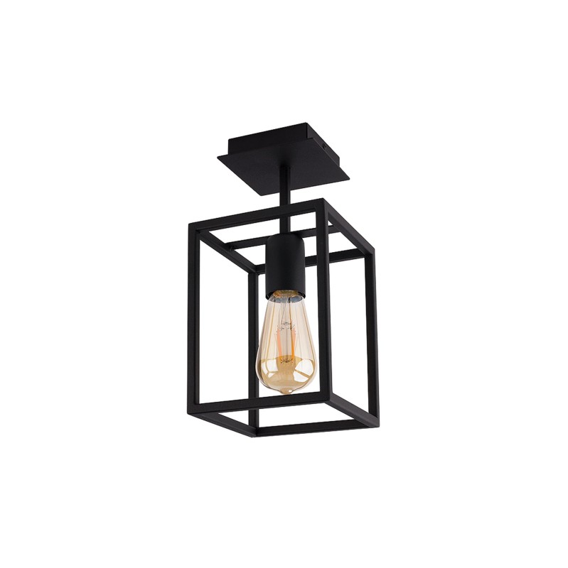 Lampa przysufitowa CRATE 1x60W IP20 E27 Czarny Nowodvorski