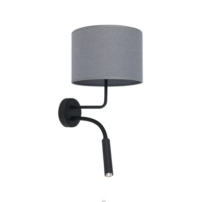 Lampa ścienna Kinkiet wł. HOTEL PLUS E27 G9 Szary Nowodvorski