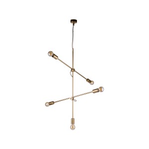 Lampa sufitowa Wisząca 5x60W Złota NOWODVORSKI