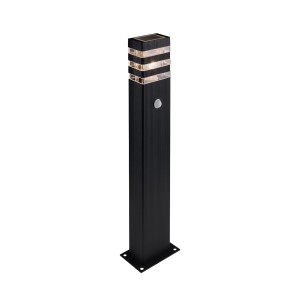 Lampa słupkowa 1x40W Czarna NOWODVORSKI RIO