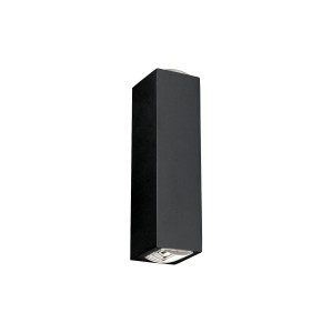 Lampa ścienna Natynkowa 2x2W Czarna NOWODVORSKI