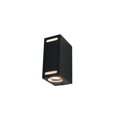 Kinkiet zewnętrzny Lampa ASSOS 2x10W GU10 Czarny Nowodvorski