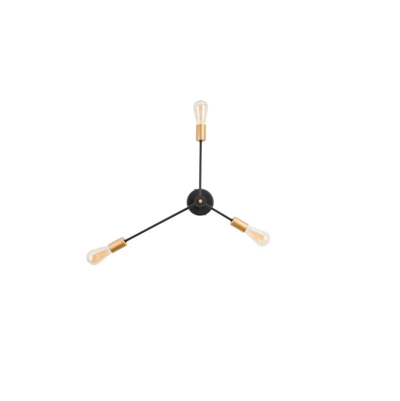 Lampa przysufitowa MILL 3x60W IP20 E27 Czarny Nowodvorski