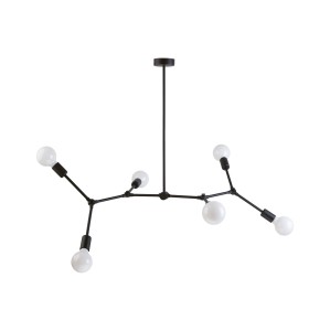 Lampa sufitowa Przysufitowa 6x60W Czarna NOWODVORSKI