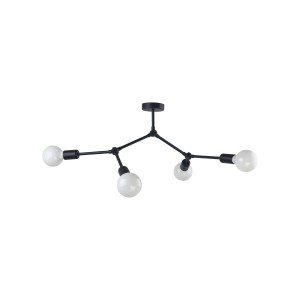 Lampa sufitowa Przysufitowa 4x60W Czarna NOWODVORSKI