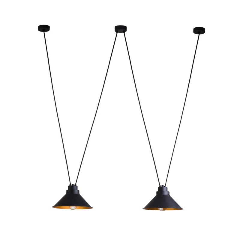 Lampa wisząca PERM 2x60W IP20 E27 Czarny Nowodvorski