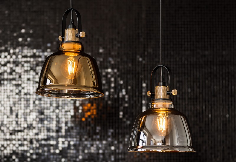 Lampa wisząca AMALFI M 1x60W IP20 E27 Złoty Nowodvorski