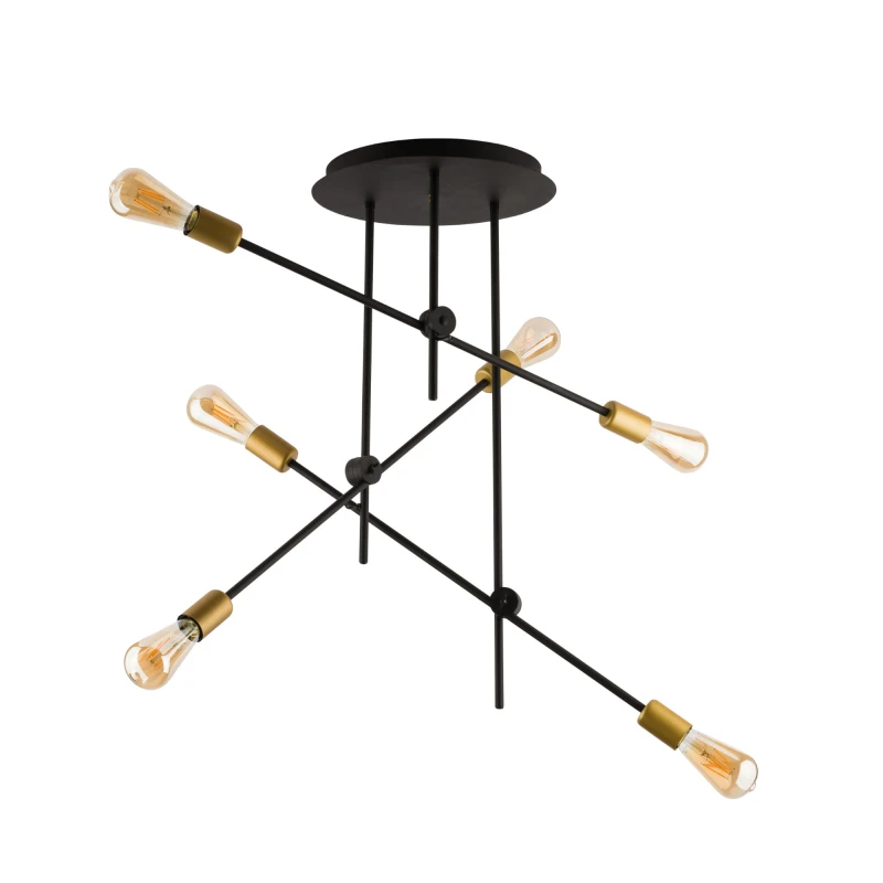 Lampa przysufitowa AXIS 6x60W IP20 E27 Czarny Nowodvorski