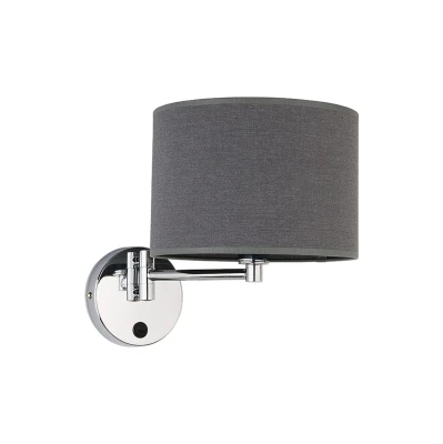 Lampa ścienna Kinkiet wł. HOTEL 1x60W E14 Szary Nowodvorski