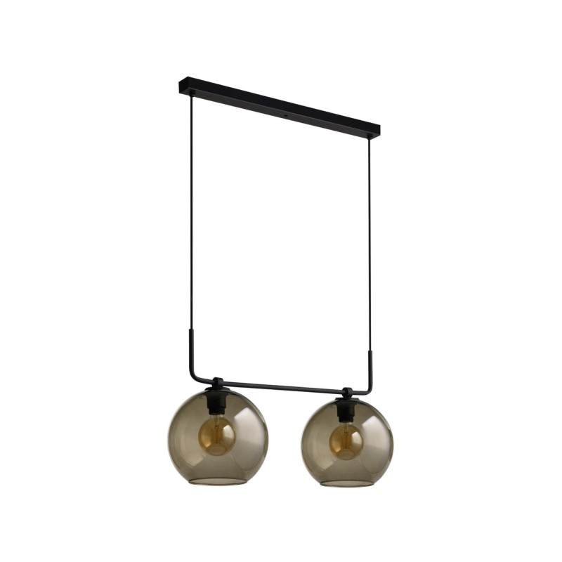 Lampa wisząca MONACO 2x60W IP20 E27 Czarny Nowodvorski