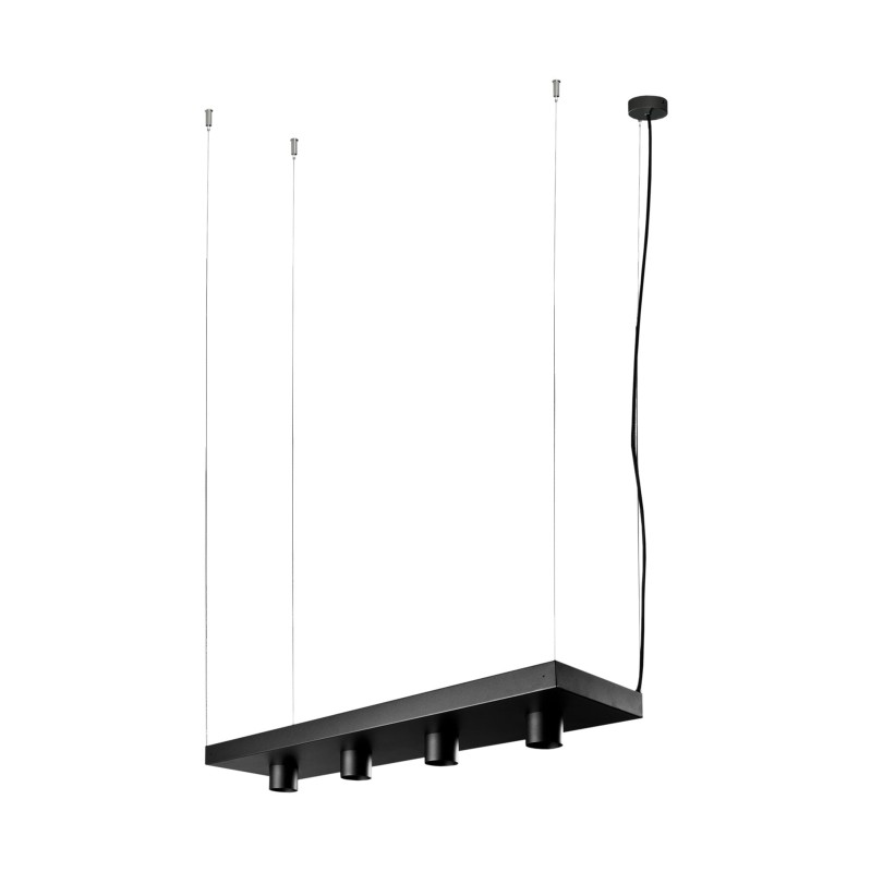 Lampa wisząca PLANT 4x35W IP20 GU10 Czarny Nowodvorski