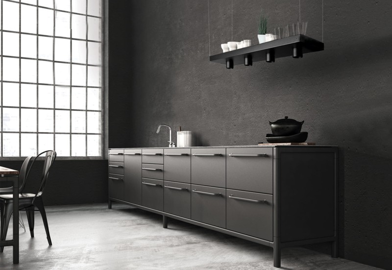 Lampa wisząca PLANT 4x35W IP20 GU10 Czarny Nowodvorski