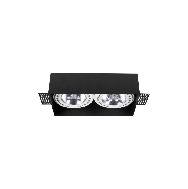 Lampa sufitowa punktowa MOD 2x75W IP20 GU10 Czarny Nowodvorski