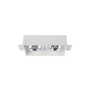 Lampa punktowa Podtynkowa 2x75W Biała NOWODVORSKI