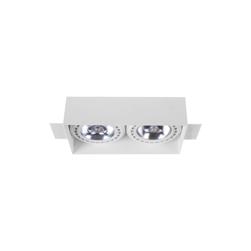Lampa sufitowa punktowa MOD 2x75W IP20 GU10 Biały Nowodvorski