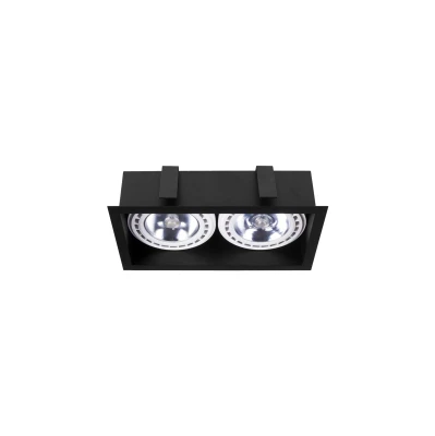 Lampa sufitowa punktowa MOD 2x75W IP20 GU10 Czarny Nowodvorski