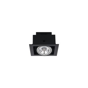 Lampa punktowa Podtynkowa 1x15W Czarna NOWODVORSKI