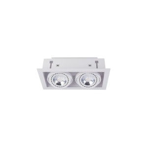 Lampa punktowa Podtynkowa 2x15W Biała NOWODVORSKI