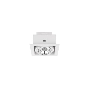 Lampa punktowa Podtynkowa 1x15W Biała NOWODVORSKI